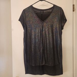 Mossimo Supply Co. Iridescent Black Blouse